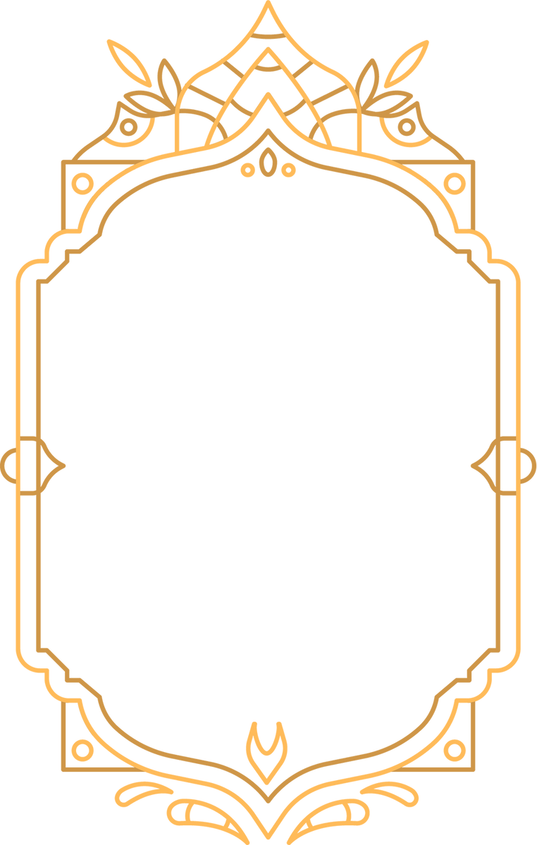 Elegant Ornate Profile Picture Frame